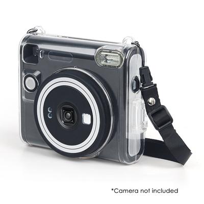 Étui transparent pour appareil photo Instax SQ40 - Résistant à l'usure - En cristal - Protection étanche
