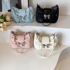Women Underarm Bag Bowknot Shoulder Bag Korean Style Messenger Bag Shopping Bag