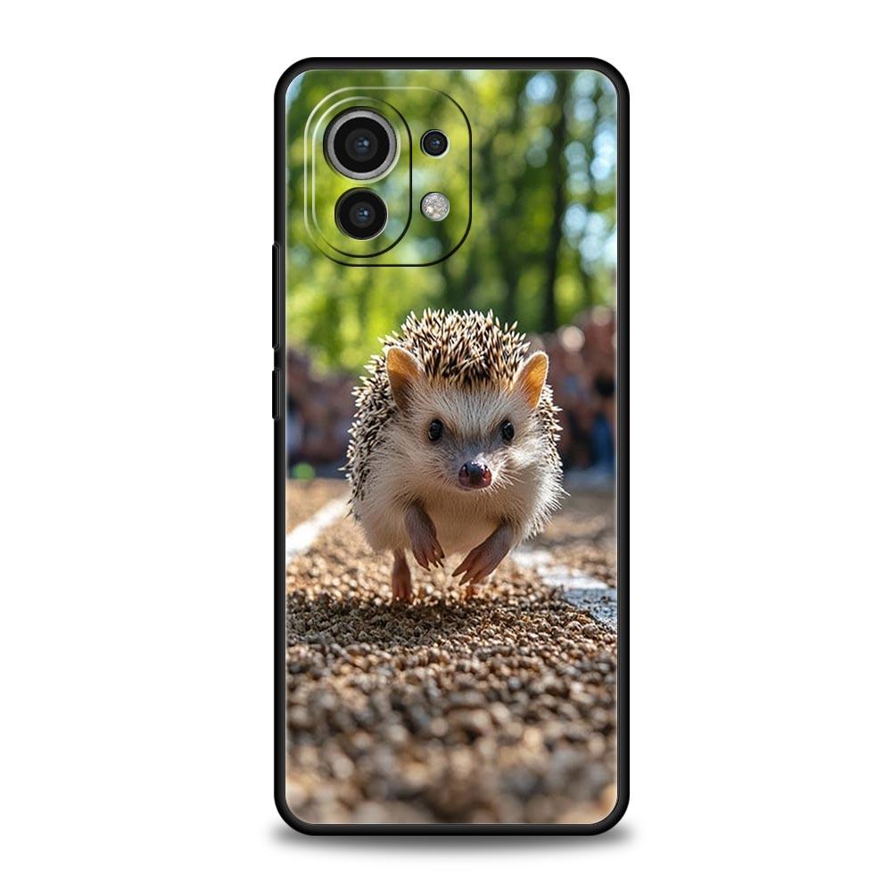 Süße kleine Igel Handyhülle für Xiaomi Mi 15 14 13 12 11 Lite 14T 13T 12T 11T Pro Poco X7 X6 X5 X3 Pro F6 F5 F4 Hülle