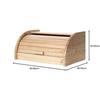 Fuji Boeki Bread Case, 33cm Wide X 23cm Deep X 16cm High, Natural Wood, Kitchen Storage, Bread Storage Case, Bonheur, 94381