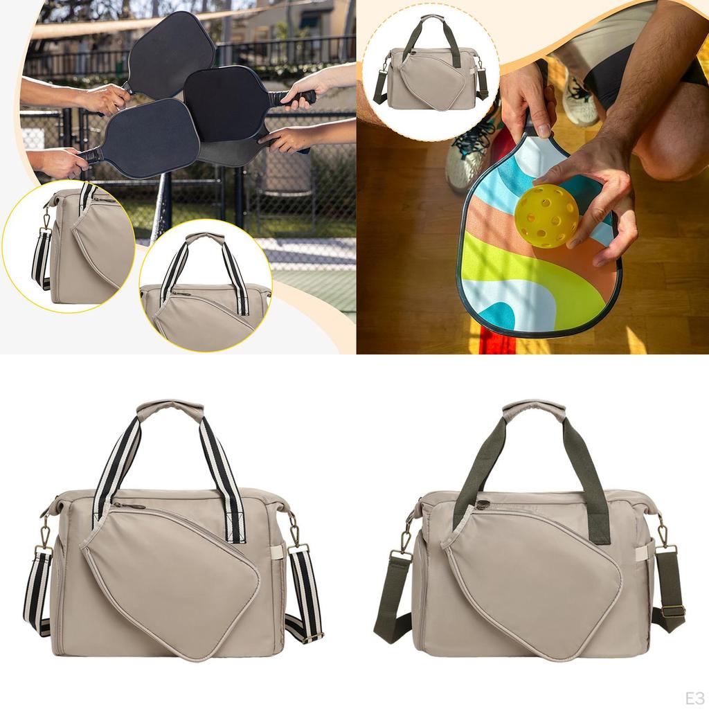 Pickleball Racket Bag Handbag Oxford Cloth Multifunctional Racquet Carrier