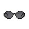 Brille 95130 Runde Jelly Color Schildpatt Kleiner Rahmen Street Shot Einfarbige Sonnenbrille Damen Sonnenbrille Herren