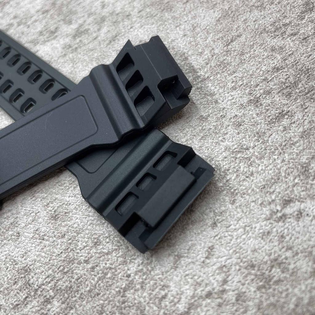 Natural Resin Replacement Watch Strap Casio G Shock Master Men's GG-1000/GWG-100/GSG-100 (Black)