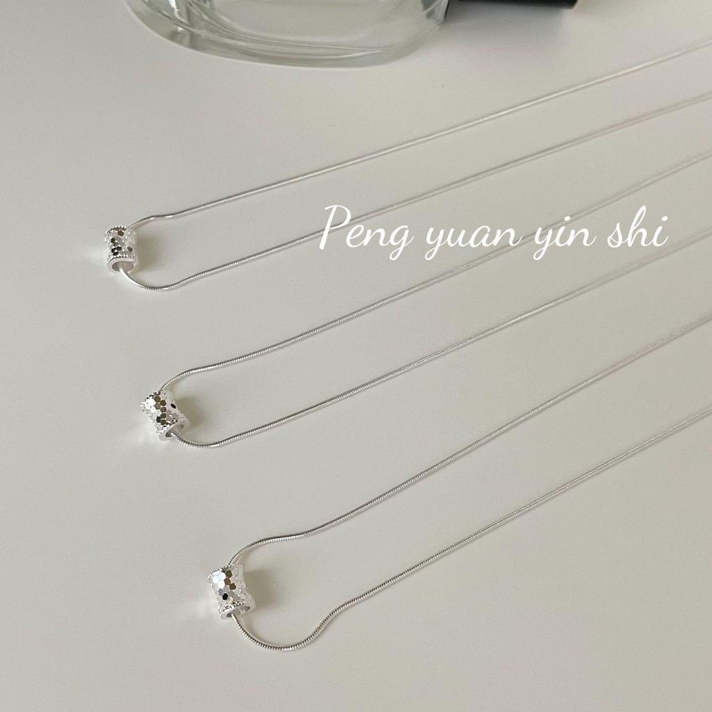 Su Chuang Women's S925 Sterling Silver Waist Design Necklace - Elegant Clavicle Choker Accessory