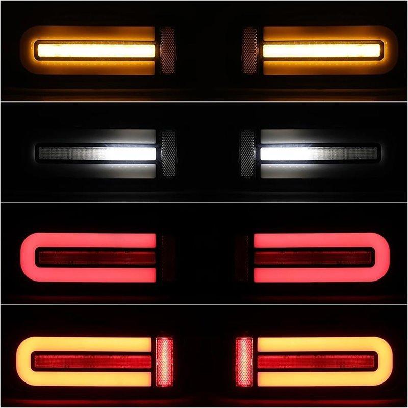 LED Tail Light Set- 1 Pair Smoked For JIMNY 2007-2017 Turn Signal Brake Reverse Driving Lamp