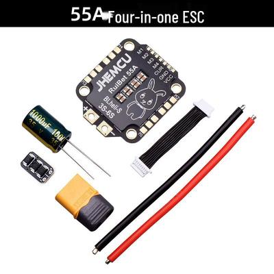 JHEMCU F7 Flight Controller & 55A 4-in-1 ESC Stack