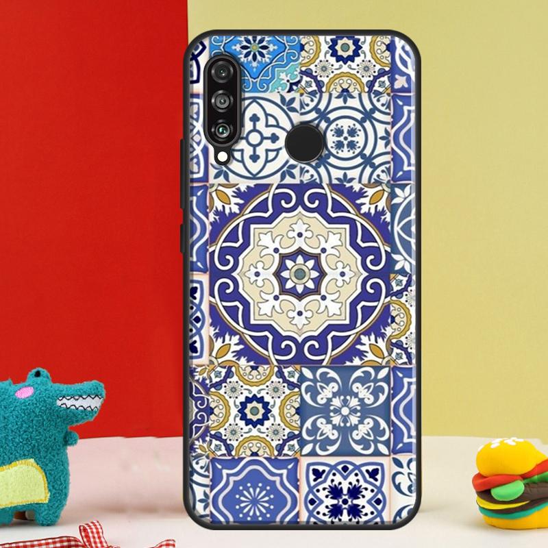 Moroccan Tile For Huawei Nova 12i 12s 11i 5T 9 10 SE Y91 Y90 Y60 Y70 Y72 Y61 P60 Pro P20 P40 P30 Lite Case