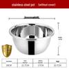 304 Stainless Steel Multi-Use Basin with Lid - Ideal for Washing Vegetables, Kneading Dough, Mixing, and Cooking