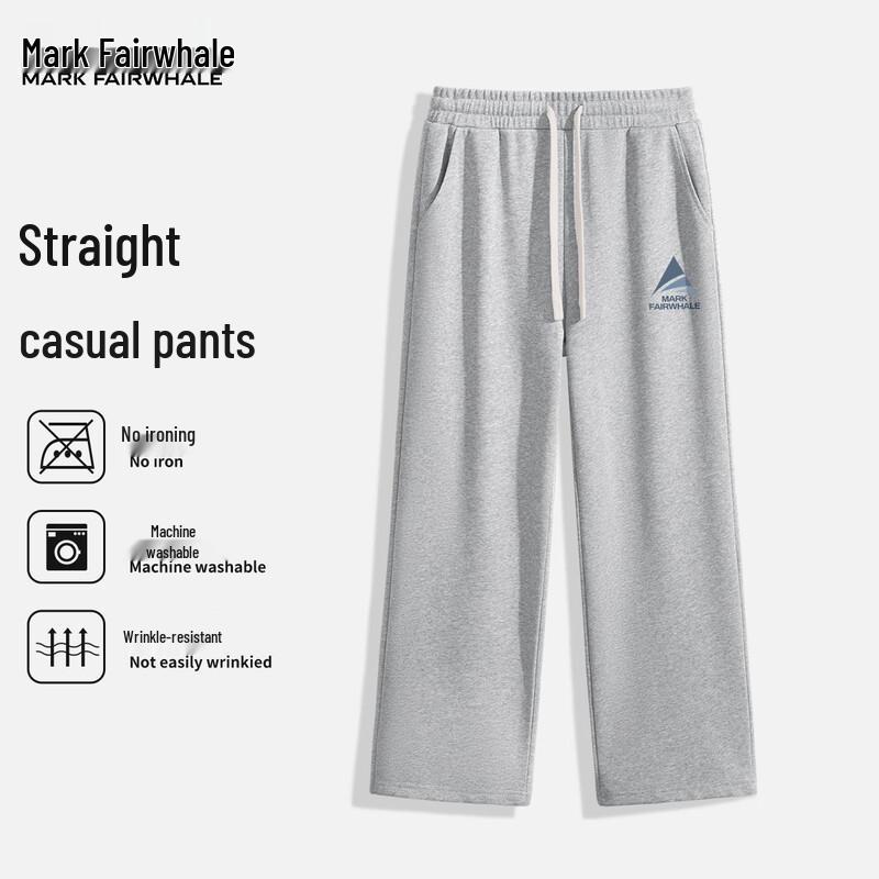 Mark Fairwhale Men's Straight-Leg Drape Casual Pants