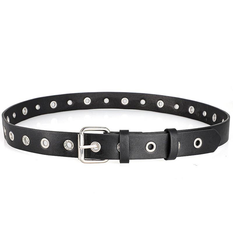 Women's Minimalist Stylish Needle Buckle Belt , Solid Color Elegant PU Leather Belt Casual Punk Versatile Accessory Men's Belts