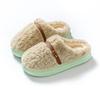 New cotton slippers winter belt buckle retro plush snow boots thickened warm thick cotton shoes plush shoes