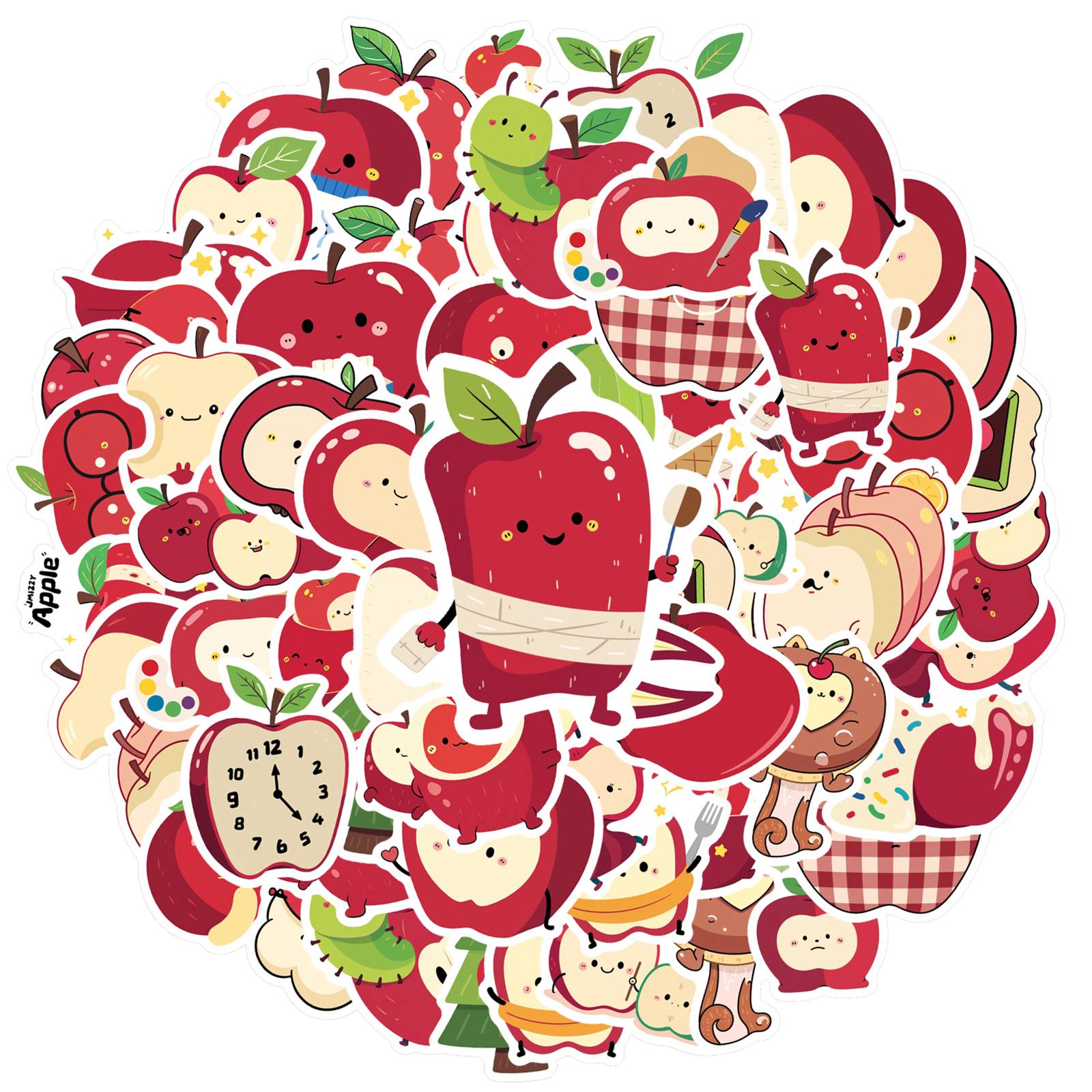 

35pcs-50pcs Playful Stickers Cute Food Stickers DIY Stickers For Laptop Motorcycle Luggage Phone DIY Phone