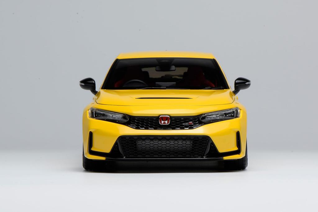 FREESTYLE MOTORHELIX Scale Honda Civic Type R FL5 Sunlight Yellow Finished Model 1/18 M85306-18