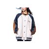 Anta Life Series Color Block Printed Single-Breasted Baseball Jacket Men Jackets White 952318604-1