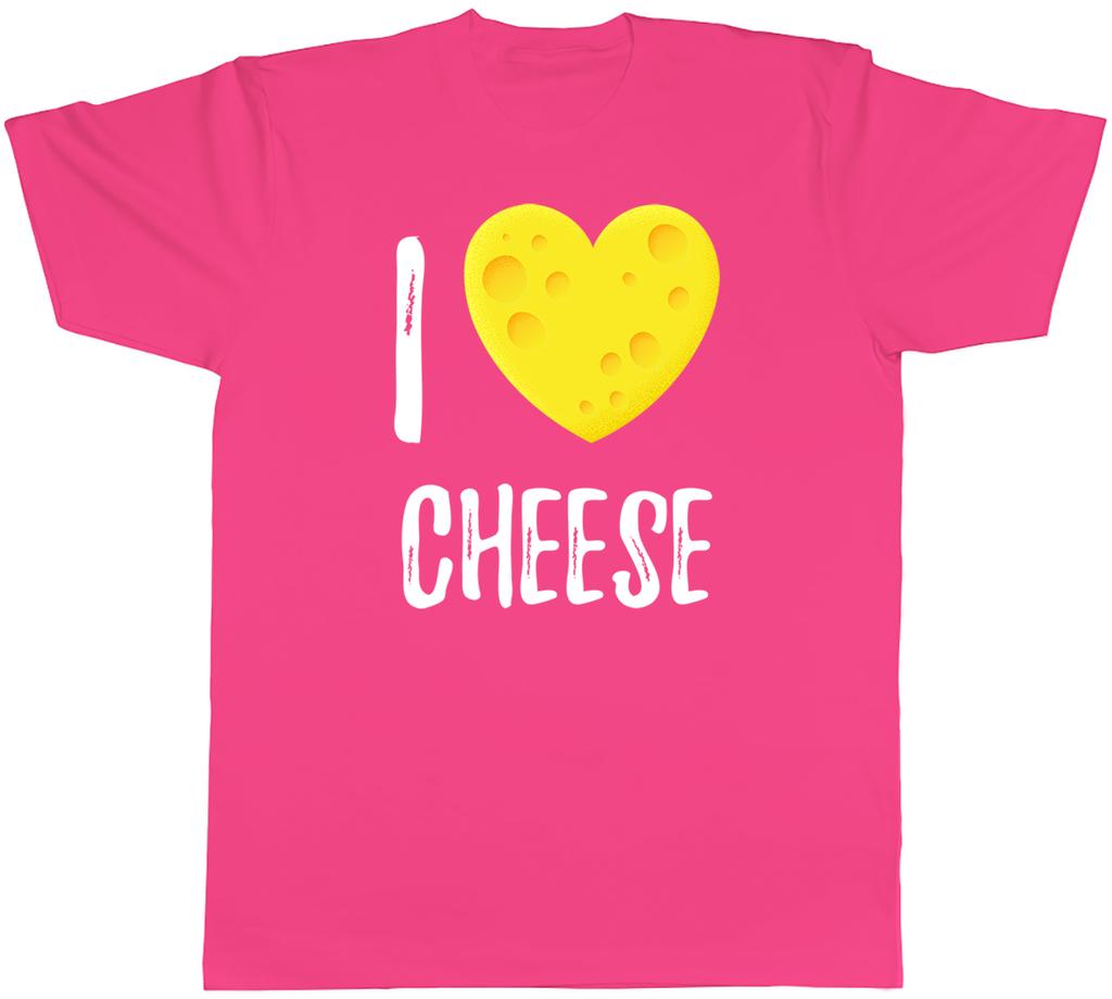 Ich liebe Käse Liebe Herzförmiger Käse Unisex T-Shirt Tee Geschenk Top