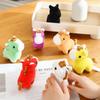 Creative Cartoon Pony Pendant Animal Steed Chinese New Year Gift Fluffy 11cm Zodiac Pony Figurine Home Decoration
