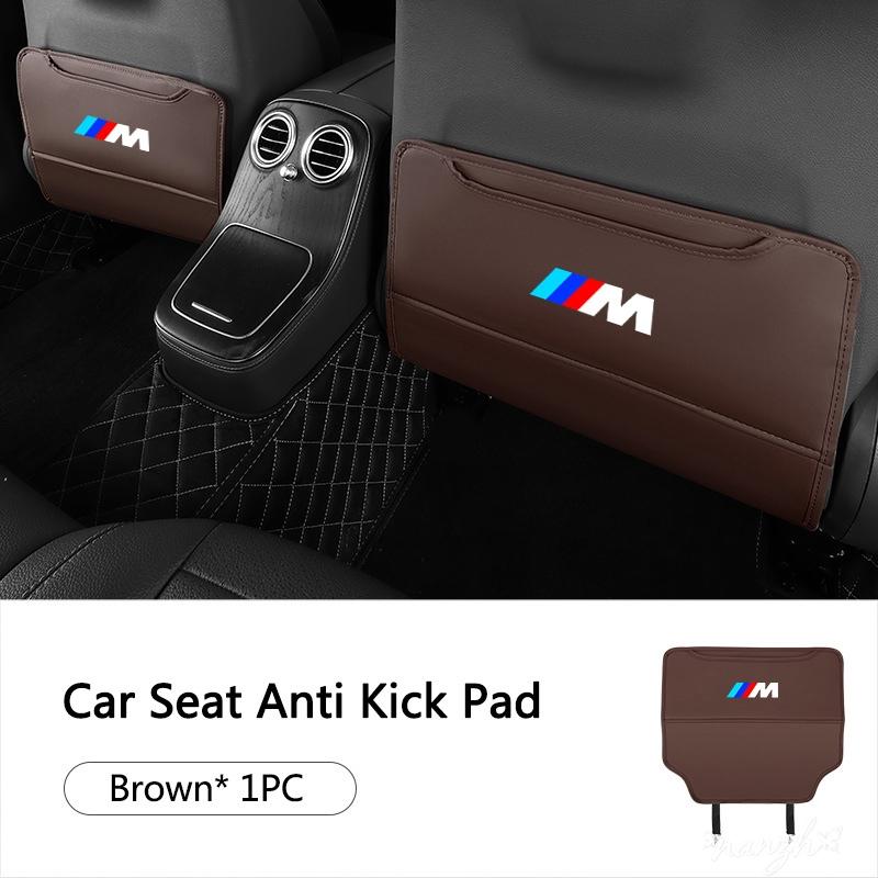 Car Storage Bag Rear Backrest Protection Anti-kick Pad For BMW 1 3 5 7 Series X1 X3 X4 X5 F10 F15 F30 F18 F25 M3 M4 E34 Keychain gzbf35