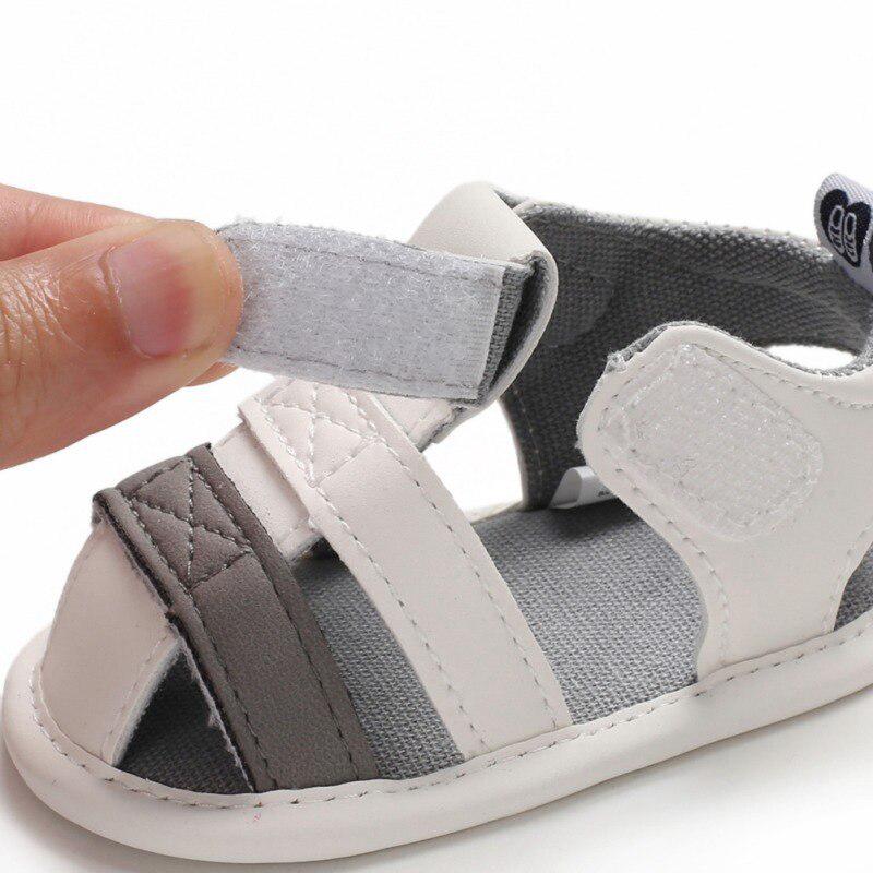 Summer Baby Boys Breathable Anti-Slip Mixed Color Shoes Sandals Toddler Soft Soled First Walkers