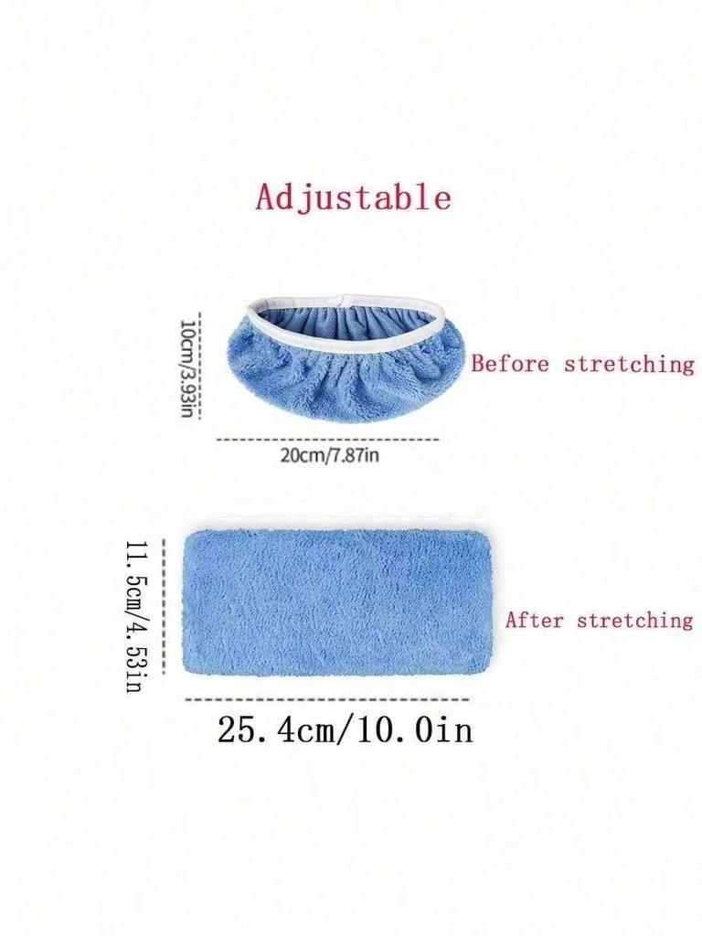 Reusable Mop Pads Compatible With Sweeper, Dry And Wet Dual-Purpose Flat Mop Covers
