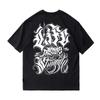 West Coast T-shirt Double-headed Swallow Los Angeles Street Rock Loose Hip-hop Round Neck Casual Short-sleeved Men's Clothing
