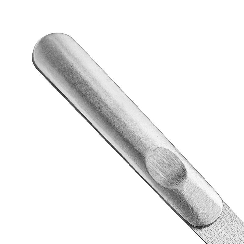 Stainless Steel Double-Sided Nail File & Cuticle Tool