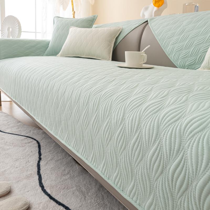 

Modern Simple Cotton Sofa Cushion Four Seasons Universal Non-Slip Sofa Cover Modern High-End Cushion Cover Cloth Living Room 70*180cm
