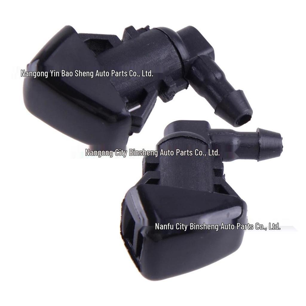 Compatible Windshield Washer Nozzles for 05-17 Jeep Grand Cherokee - Part Numbers: 55372143AB, 55079049AA.