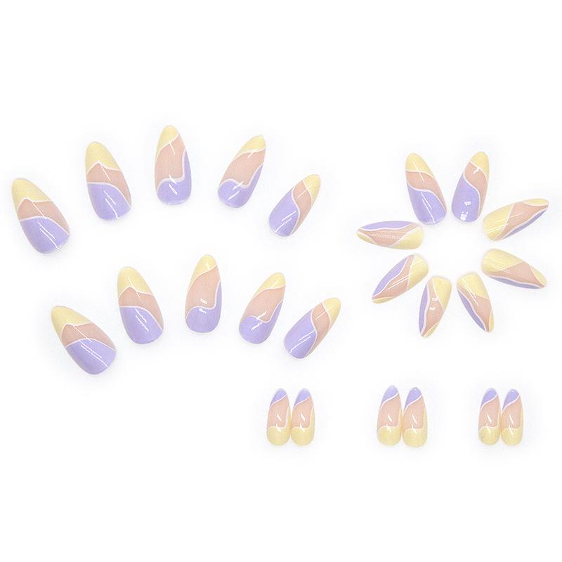 Artificial Nails Water Drop Manicure Patch Wear Is Nail Patch 24 Pieces