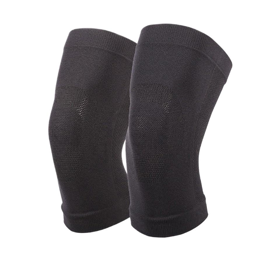 

1 пара летних ультратонких наколенников для бега в спортзале, наколенники для мениска L чёрный