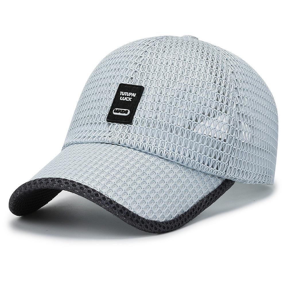 Baseballcaps i netting for menn Pustende sommercapser pappalue utendørs fiskehatter Bone Gorras Snapback Trucker-caps