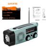 Multi-functional Hand-Crank Emergency Flashlight