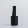 15ml Black/White Nail Polish Bottle with Brush, Lightproof Glass Bottle for Nail Base Gel, Empty Dispenser Bottle