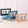 1pc Wooden Calendar,Yearly Desk Calendar Decoration, DIY Wooden Calendar, Creative Year-Round Decoration for Home and Office