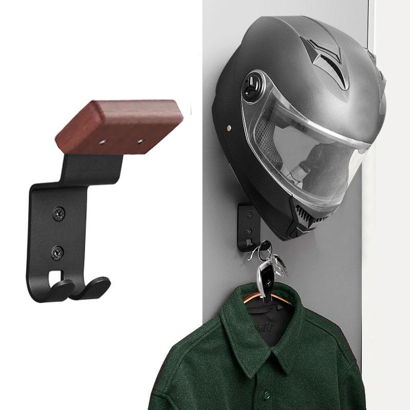 Wall-Mounted Helmet Rack: Versatile, Punch-Free Display & Storage for Helmets and Hats