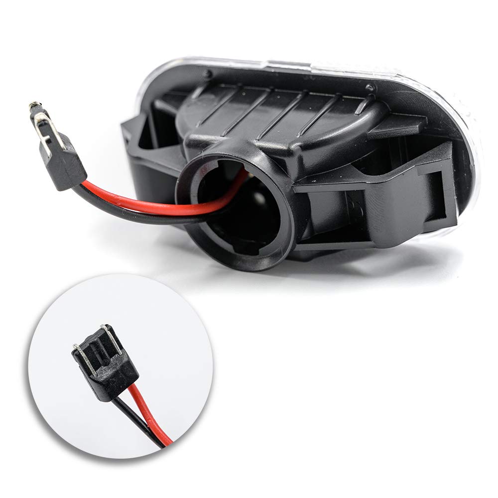 Amber Full LED Side Marker Lights, Clear Lens for Ni.ssan Z33 350Z Fairlady Z