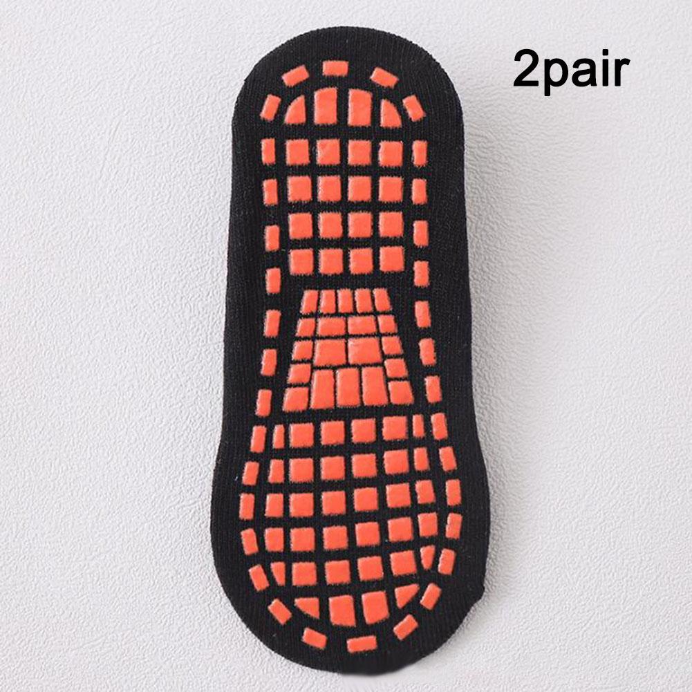 Protiskluzové ponožky Černá bavlna Masážní Protiskluzové Unisex