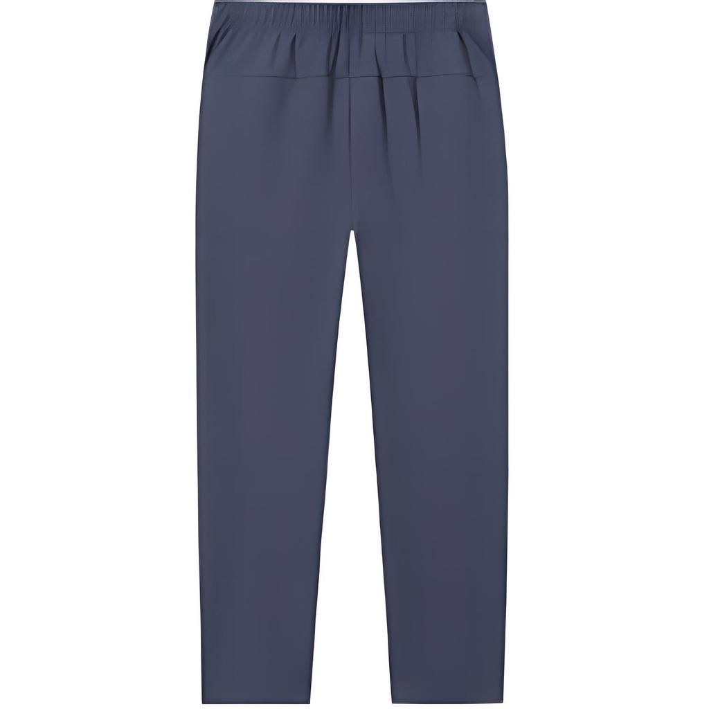 Anta Comfortable Solid Color Fleece Versatile Sports Long Pants Men Bottoms Gray 152517307N-1