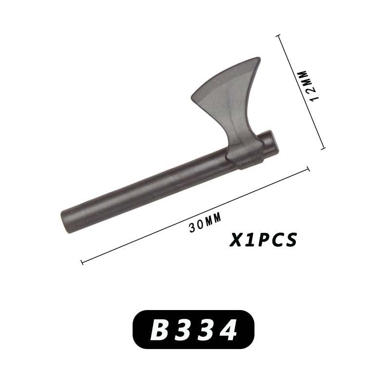 100Pcs Medieval Soldier Miniature Building Block Weapon Accessories Spear Bow Arrow Sword Puzzle Assembly