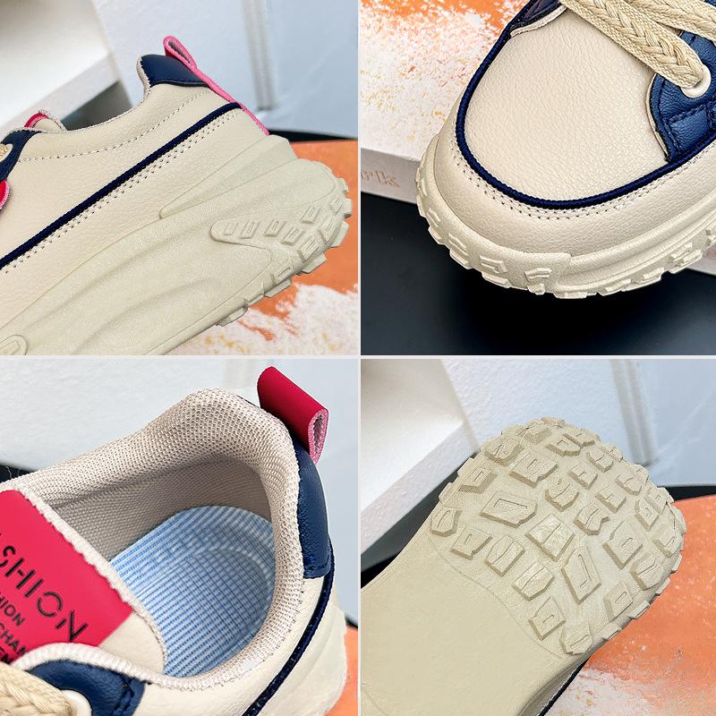 Platform Dad Shoes Spring New Street Snap Student Running Sneaker Height Increasing Leisure