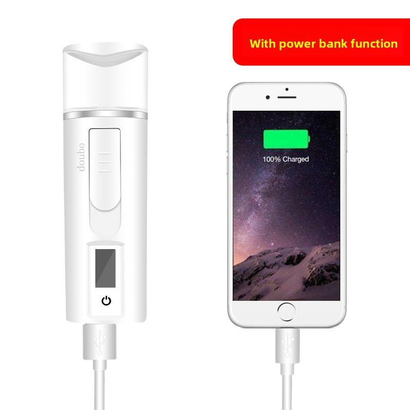 Portable Face Facial Moisturizing Face Steamer Cold Spray Machine Humidifying Spray Skin Test Hydrating Instrument