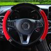 Universal 37-38cm Diameter Soft Plush Rhinestone Car Steering Wheel Cover Interior Accessories Steering-Cover Car-styling