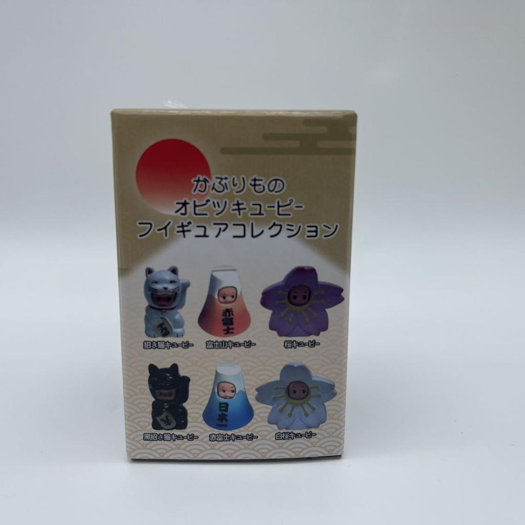 Spot-Changing Chibi Doll Blind Box Lucky Cat Mount Fuji Cherry Blossom Mini Doll Figurine Tabletop Ornament  Birthday Gift
