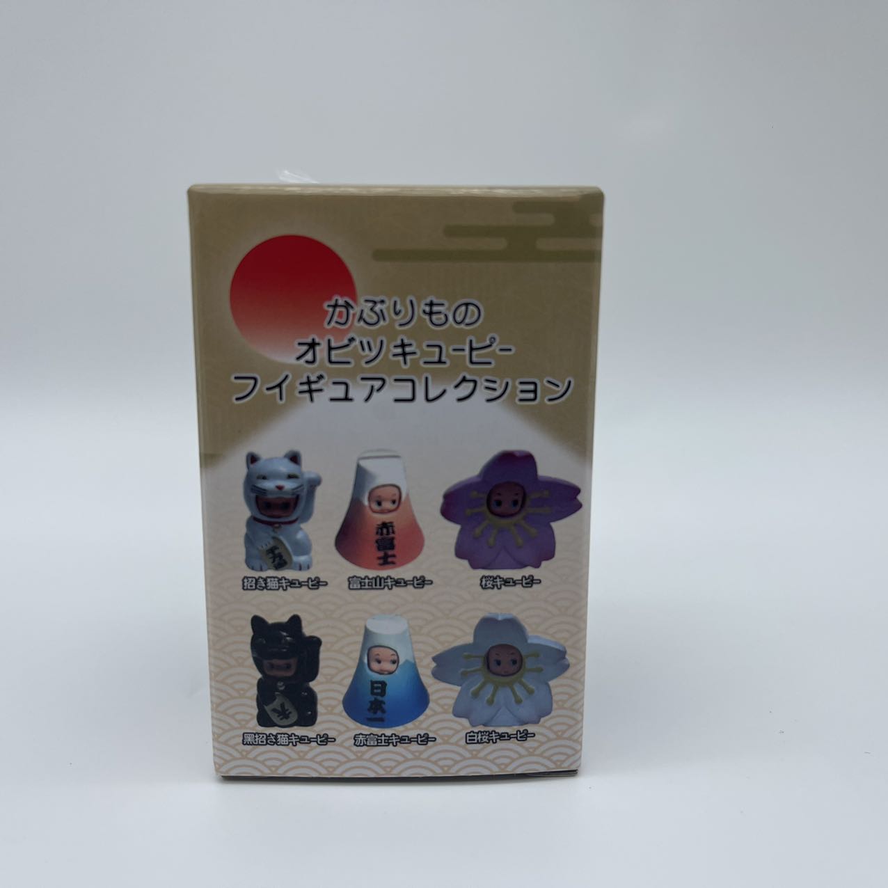 Чиби-кукла с меняющимися пятнышками, слепой бокс, Счастливый кот, Гора Фудзи, Цветение сакуры, Мини-кукла, Фигурка, Настольное украшение, Подарок на день рождения