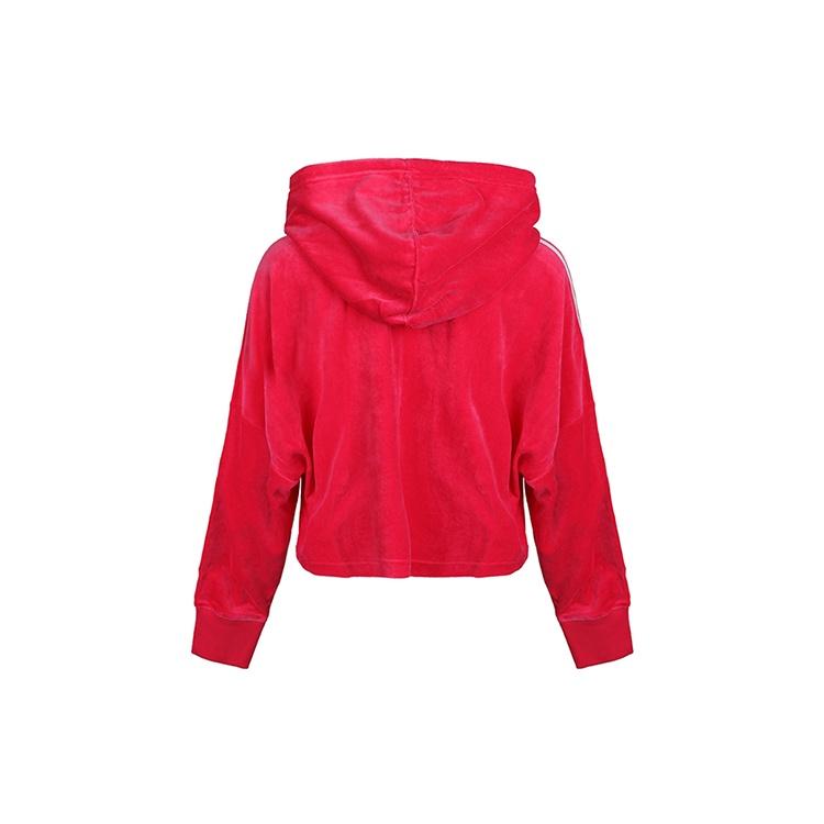 (WMNS) Adidas Originals Cropped Hoodie 'Red' Women's GI7622