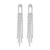 New Luxury Senior Sense Of Long Tassel Earrings Temperament Shiny Earrings Female Super Nice Earrings 1 Pair