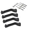4 Piece Hood Strap Panel Latch Kit for SKI DOO REV MXZ GSX GTX Models OEM 517302448 622323 ABS Material Strong Lock