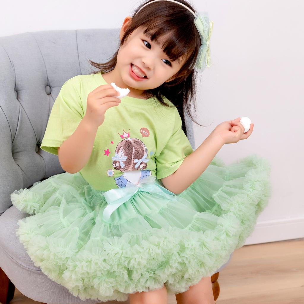 Girls Tulle Skirt Baby Children Tutu Pettiskirt Skirt Kids Fluffy Ballet Skirt Party Princess Girl Clothes