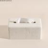 Wabi-sabi Wind Tunnel Stone Napkin Paper Box Household Living Room Tea Table Light Luxury Tissue Boxes Modern Art Paper Box