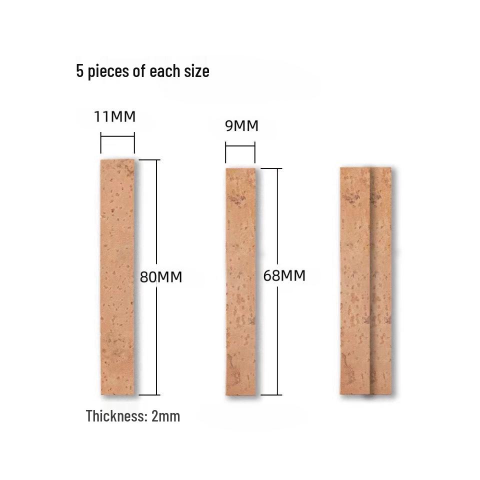 Black B-flat Clarinet Cork Tone Hole Pads - Wind Instrument Accessories