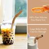 10/5/1Pcs Reusable Silicone Straws Set 15.5Cm Extra Long Flexible Straws Baby Feeding Straw Kitchen Bar Girl Cup Accessories